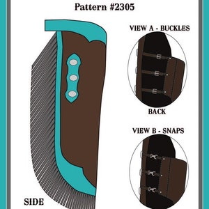 2305 PRINTED - Child - Chinks pattern western riding chinks by ShowClothesUnlimited