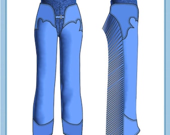 2205 PRINTED - Child - Western Gro-Chaps by Show Clothes Unlimited