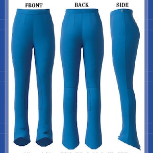 7500 PRINTED - Misses - Saddle Seat Jodhpur pattern,  saddle seat jods, jods, Englishpants pattern