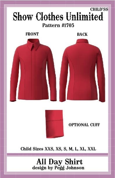 Chemise de concours western, ensembles Leadline, couleurs et
