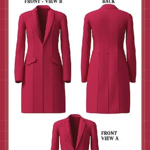 Child's Saddle Seat Coat Pattern: Notched/Shawl Lapel (Printed) #7705