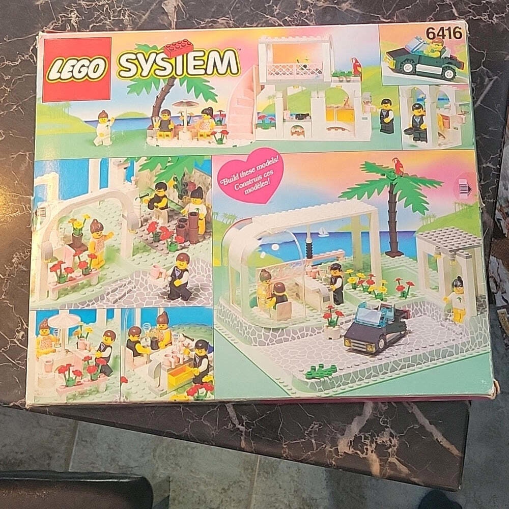 LEGO 6416 Paradisia Poolside Paradise , Lego 1992 empty Box Only Etsy