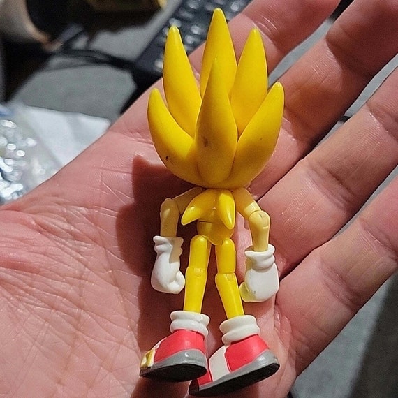 Sonic the Hedgehog Super Sonic 3 Action Figure Sega 