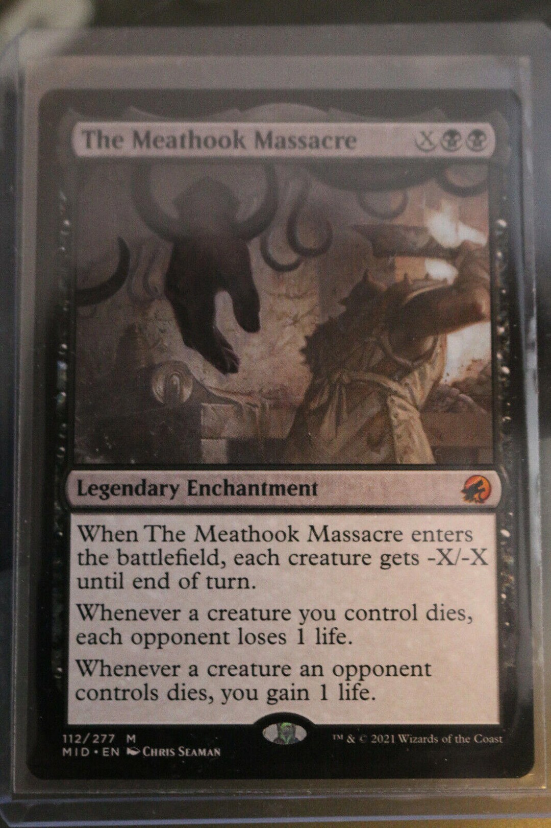 MTG 1x the Meathook Massacre Innistrad Midnight Hunt Magic Etsy