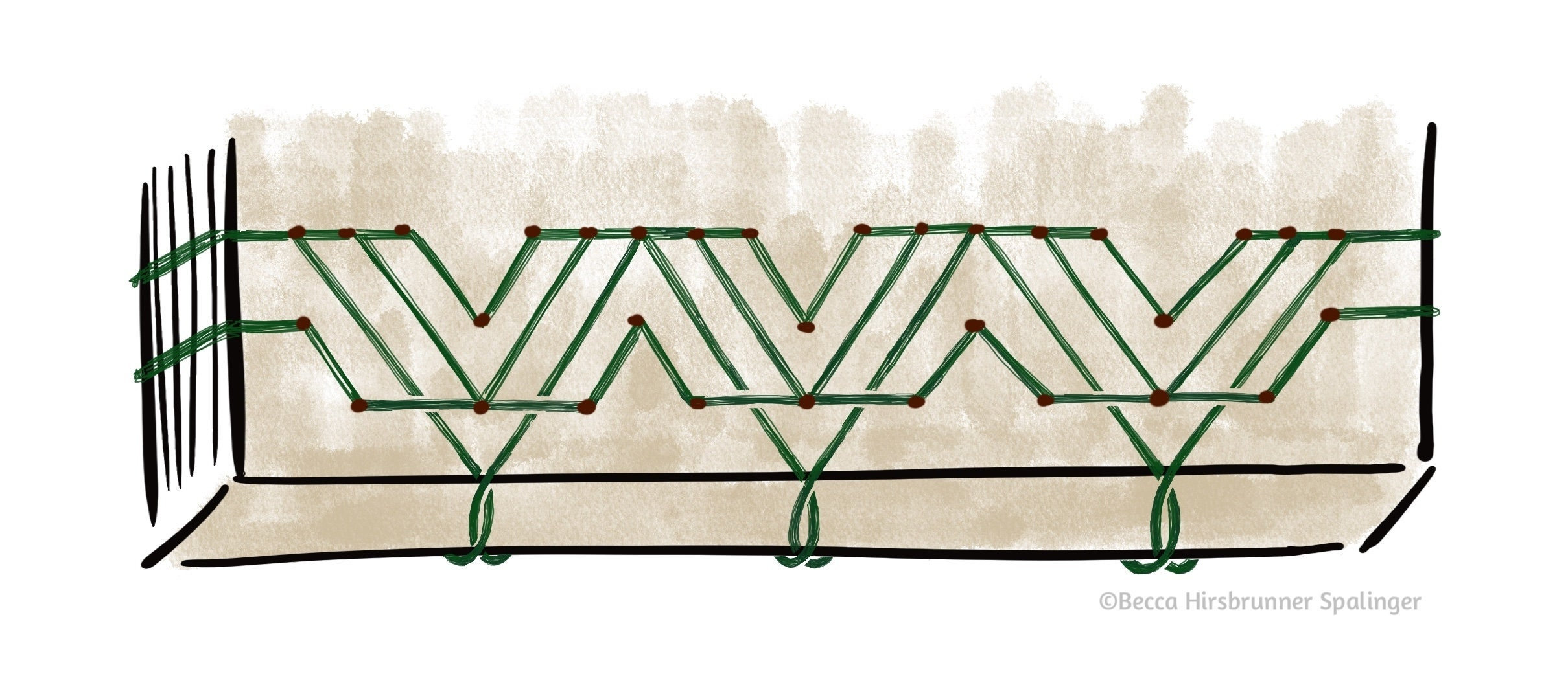 Japanese Stab Binding Tutorial: Notched - Etsy, image size:2419x1075