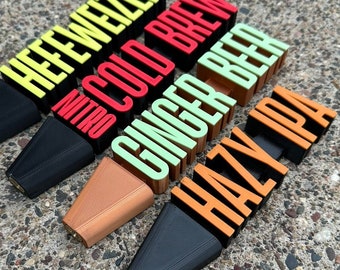 Custom Tap Handle - Stem Type - High Contrast - Any Color Combination