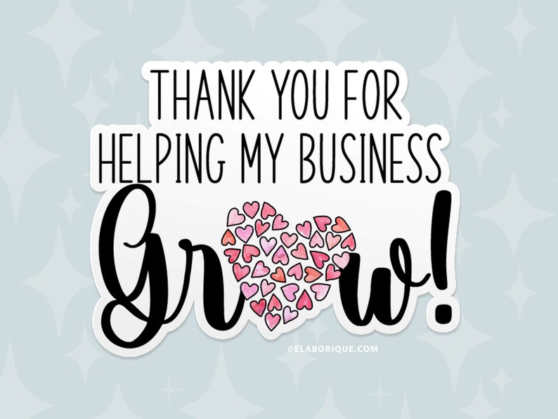 Shipping Stickers for Your Packaging Thank You for Helping My