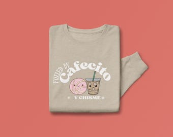 Cafecito Y Chisme Png Sublimation, Pan Dulce Png, Digital Download Sublimation, Coffee Quote Png Svg, Concha Svg, Mexican Sweet bread Png