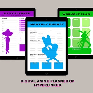 DIGITAL PLANNER | One Piece | Anime | IPAD planner Undated | Goodnotes