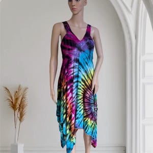 Tie Dye Summer Festival Dress, Rainbow Fairy Dress