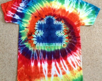 Autism Awareness Rainbow Tie-dye Puzzle T-shirt