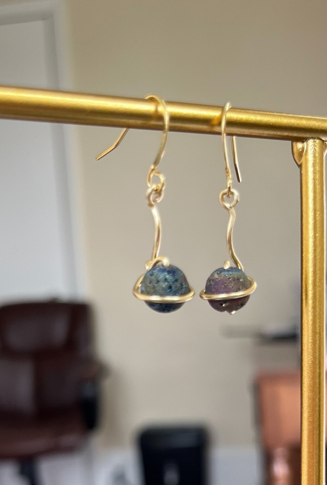 Saturn Tassel Earrings