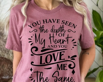 The heart of man is deceitful above all things, Unisex Bella Canvas, Christian T-shirt, Christian Quote on Tees, Christian faith based Tees