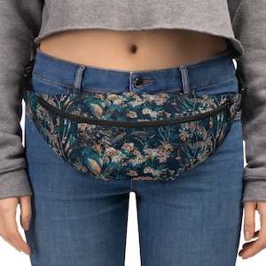 Royal Floral Fanny Pack