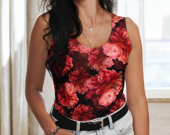 Peonies Tank Top