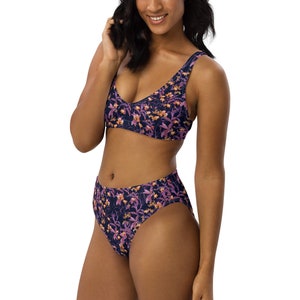 Bellflowers High-Waisted Bikini