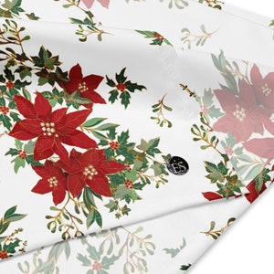 Poinsettia Bandana