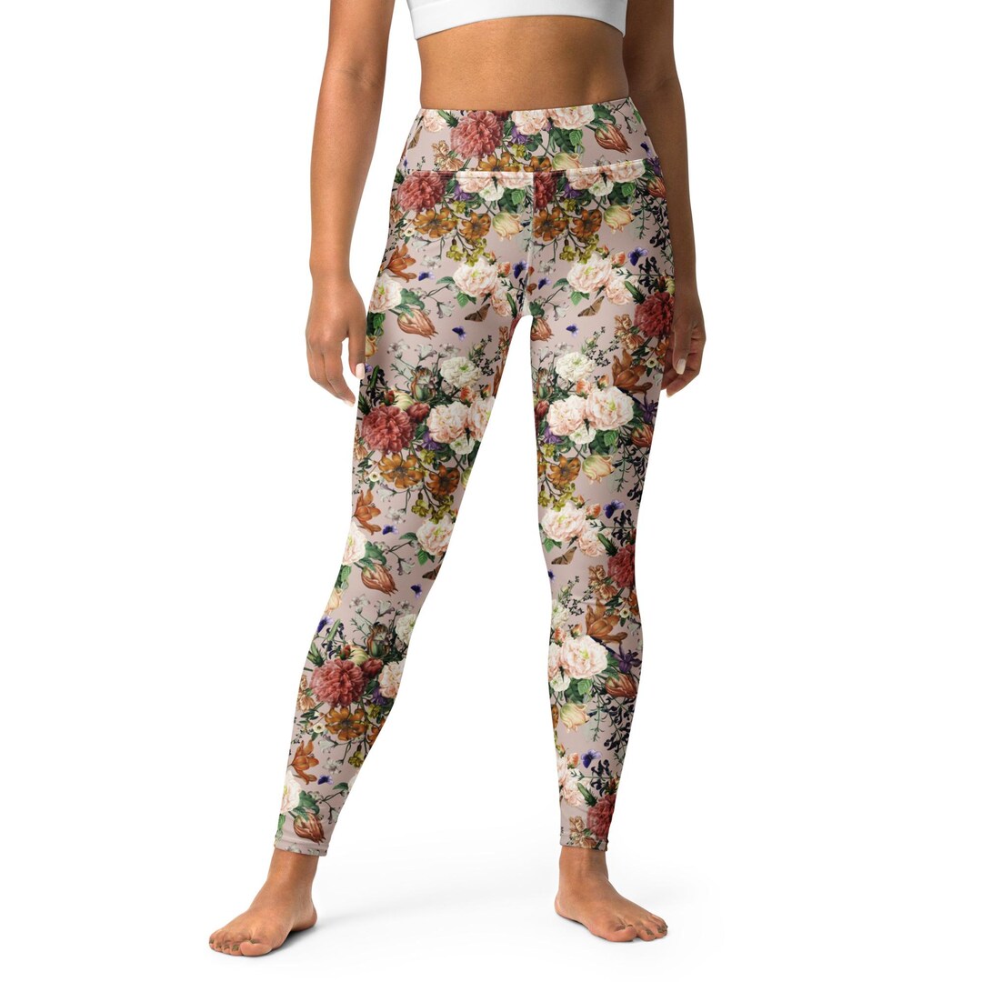 BABIES LEGGINGS WITH FRILLS LEOS BOUQUET