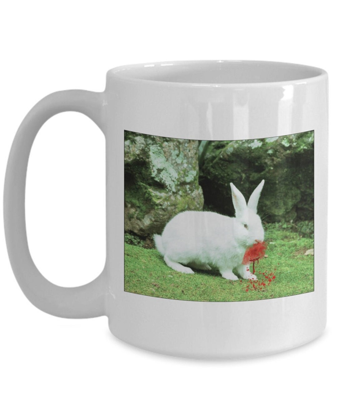 Mug Harmless Bunny/killer Rabbit - Etsy