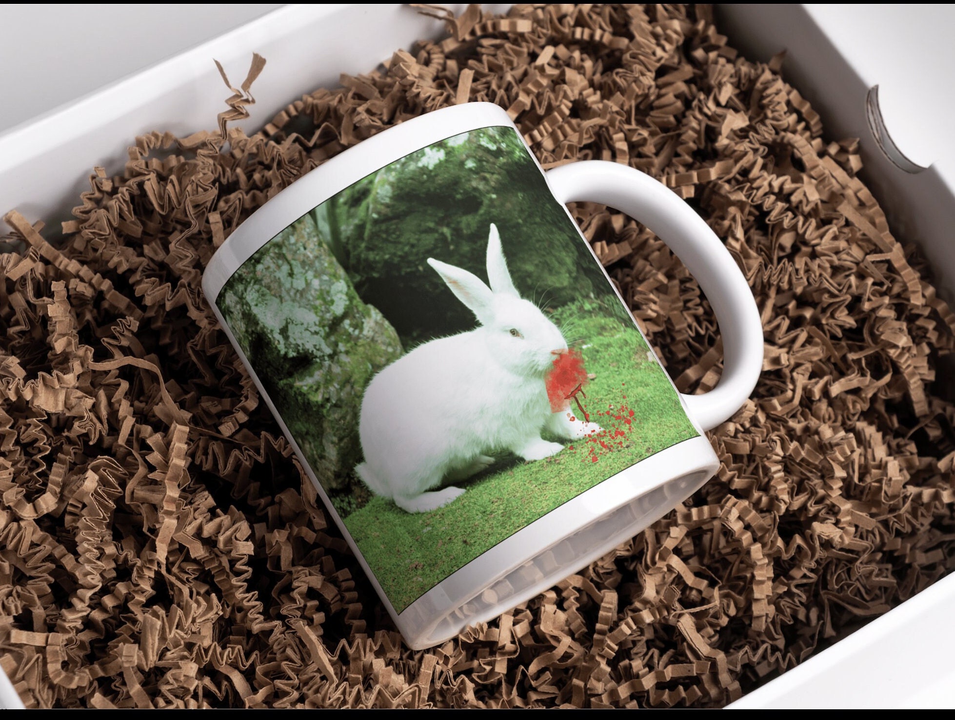 Mug Harmless Bunny/killer Rabbit - Etsy