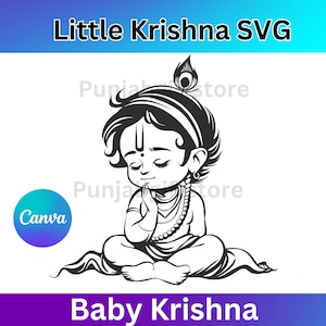 Little Krishna svg, Lord Krishna SVG file, krishna, Krishna svg, Cut files for cricut,clipart, Hindu, Indian vector, krishna artwork
