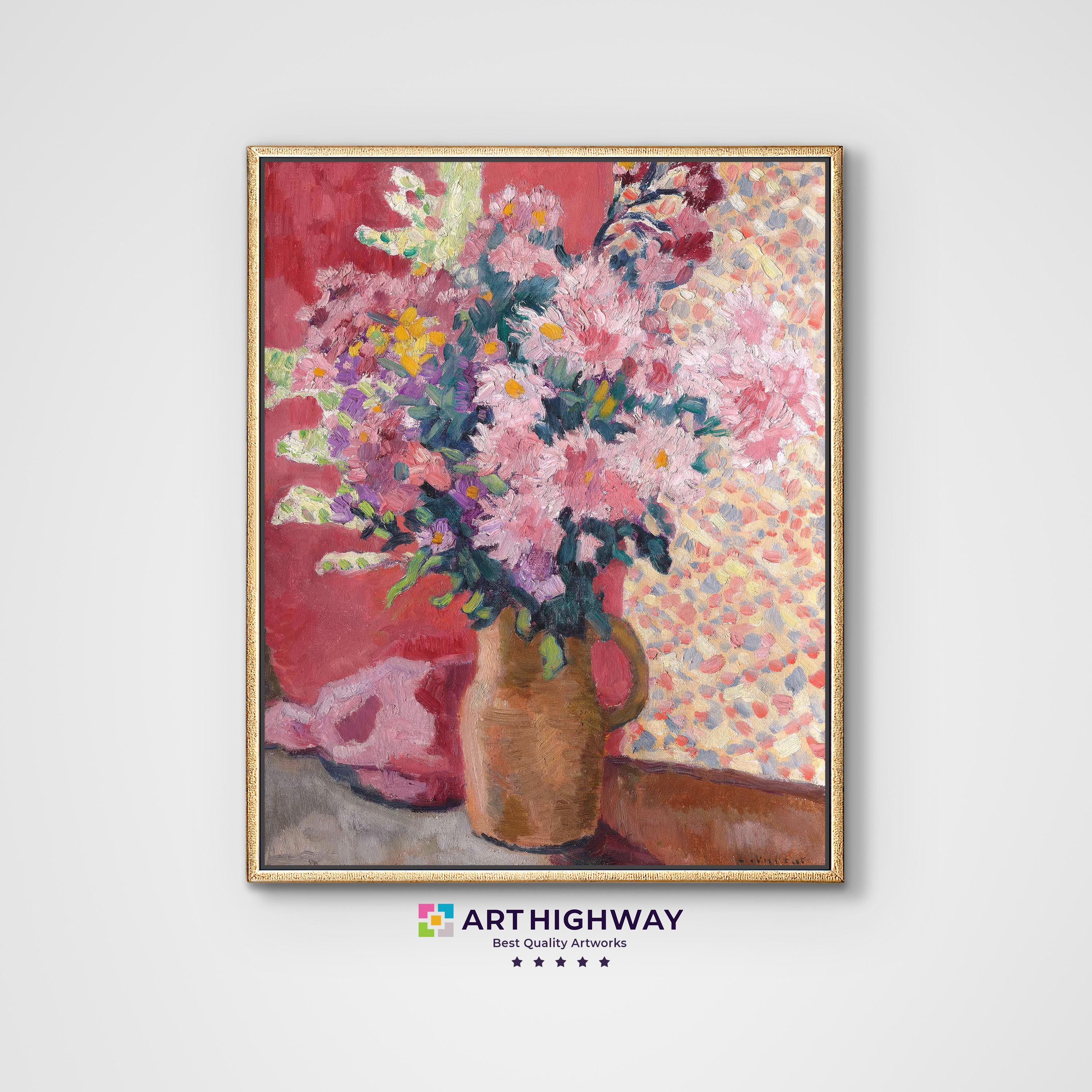 Louis Valtat Floral Print: Vintage Impressionism Flower Painting