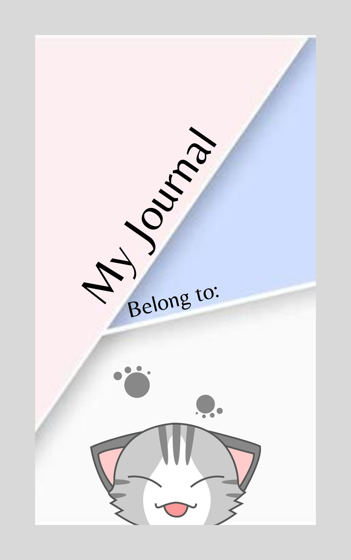 Printable and Digital Notebook Cover Art Etsy