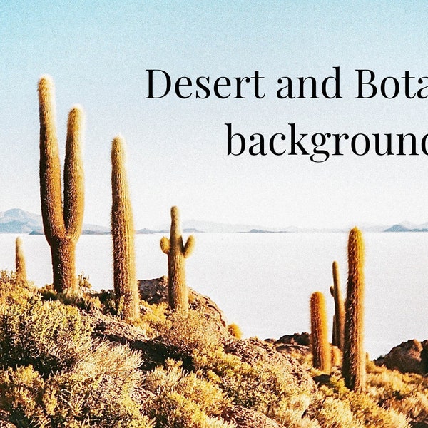 Desert, Botanical Terraria, Printable and digital backgrounds for tanks