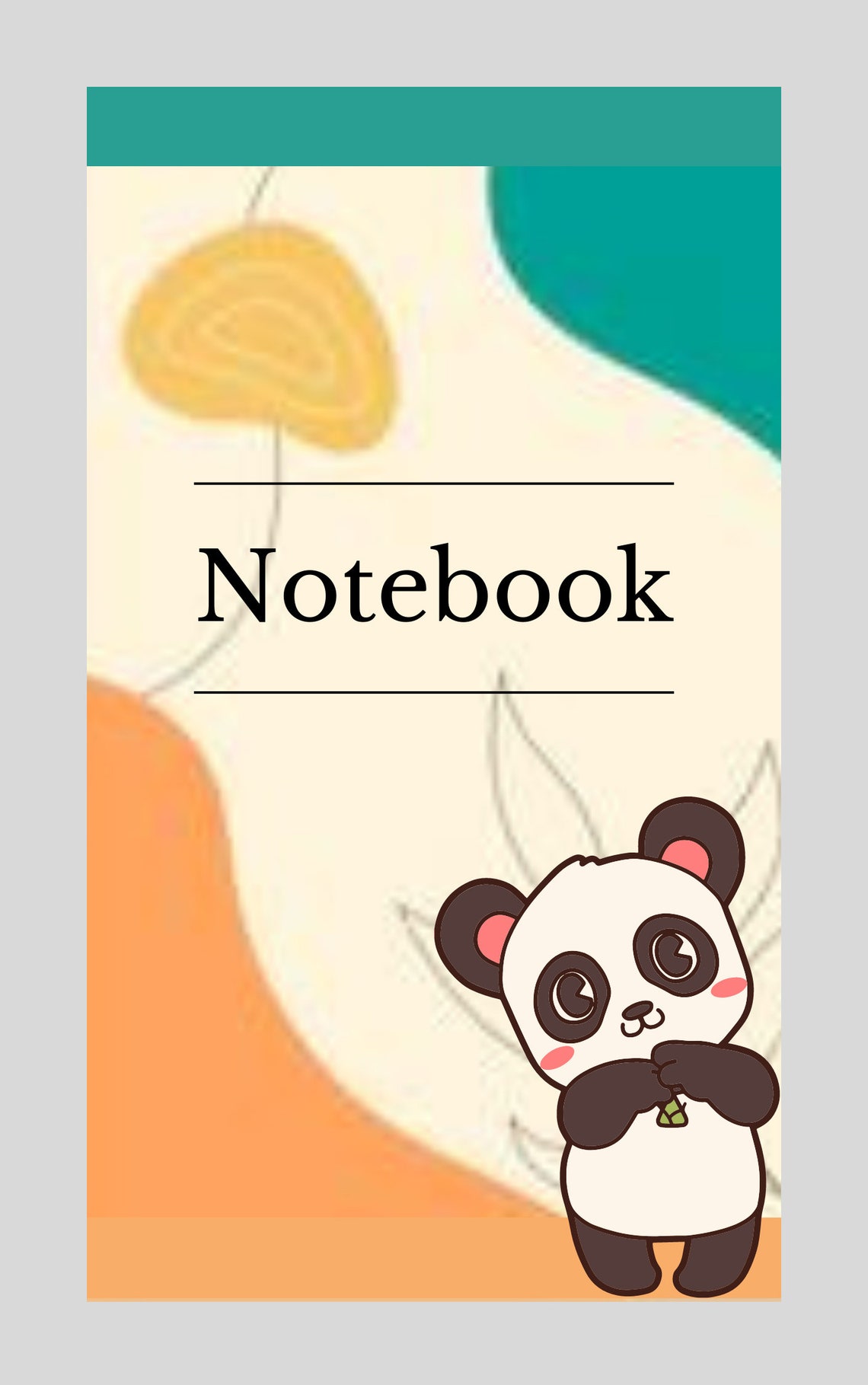 Printable and Digital Notebook Cover Art Etsy