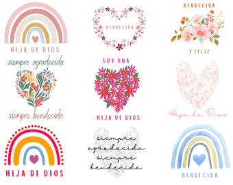 Spanish Bible Verse SVG Bundle: Christian Faith Designs (Digital Download)