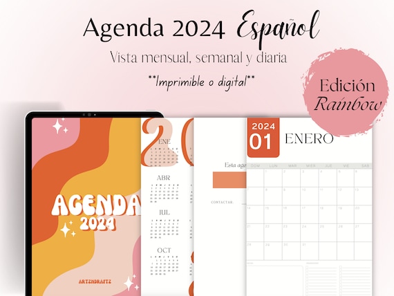 Conjunto De Páginas Mensuales Plantillas De Planificador De Calendario