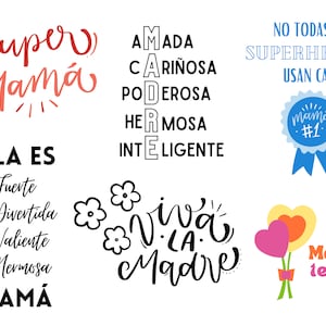 Feliz Dia de la Madre SVG Bundle, Feliz Día de la Madre SVG Bundle, Dia de la madre svg, Día de las Madres Español Svg, Hija feliz día de la madre