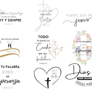 Frases religiosas svg, Versiculo biblico svg, Frases biblicas svg, Bible verse spanish svg, Dios svg, Frases cristianas svg, Bible verse svg