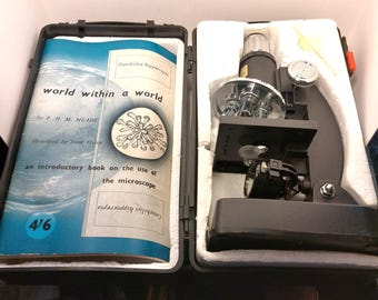 Microscopio Riko 100x-750x como nuevo en caja original