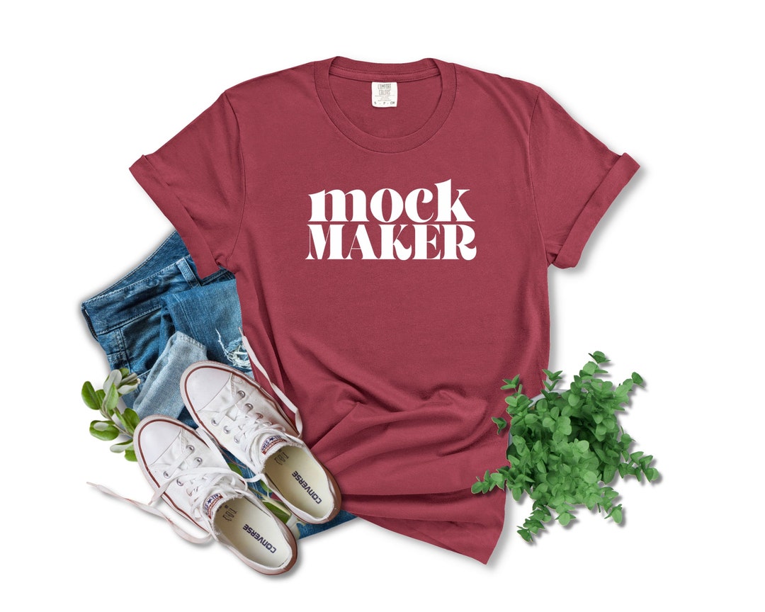 Cumin Comfort Colors Mockup, Comfort Colors C1717 Mockup, Comfort