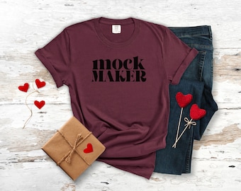 C1717 Mockup Vineyard, Comfort Colors Vineyard C1717 Mockup, Tshirt Mockup Women, Tshirt Mockup Vineyard, Comfort Colors Flatlay