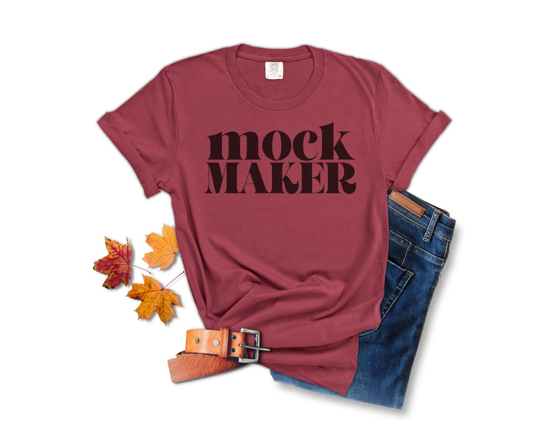 Comfort Colors 1717 Cumin Shirt Mockup, Comfort Colors Cumin Short