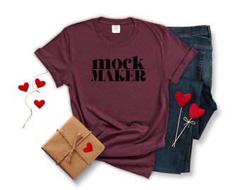 C1717 Mockup Vineyard, Comfort Colors Vineyard C1717 Mockup, Tshirt Mockup Women, Tshirt Mockup Vineyard, Comfort Colors Flatlay
