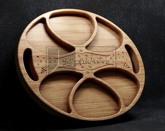 Party Tray 2 - CNC Files for Wood (svg, dxf, eps, ai, pdf)