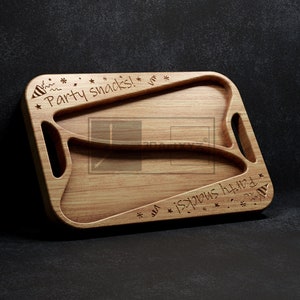 Party Tray - CNC-bestanden voor hout (svg, dxf, eps, ai, pdf)