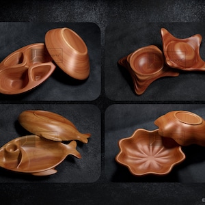 Bowls Pack - CNC Files for Wood (STL)