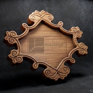 Antique Style Tray 3 - CNC Files for Wood (svg, dxf, eps, ai, pdf)