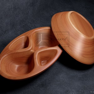 Ovale Schale - CNC-Dateien für Holz (STL)