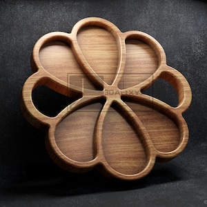 Flower Tray - CNC Files for Wood (svg, dxf, eps, ai, pdf)