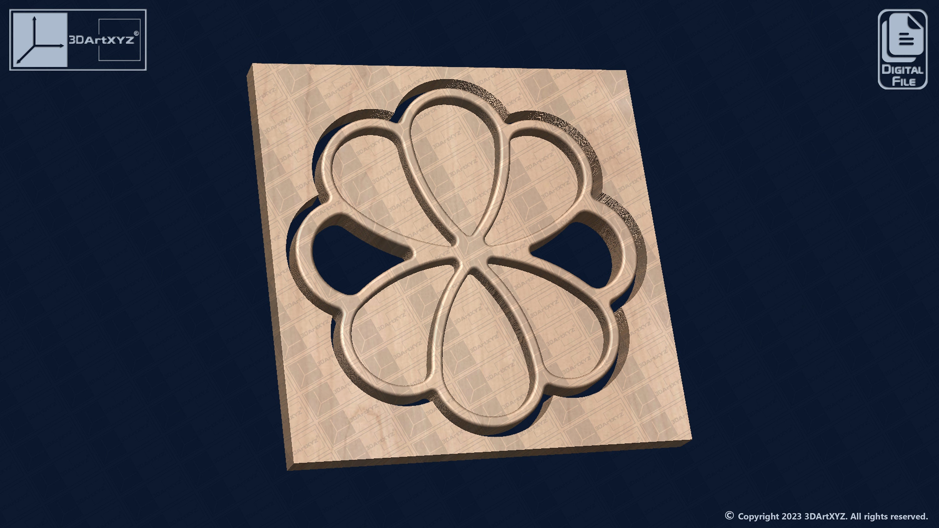 Flower Tray - CNC Files for Wood (svg, Dxf, Eps, Ai, Pdf) - Etsy