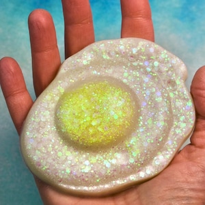 Silicone Squishy Fried Eggs Fidget