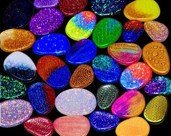 Textured Worry Stones |  Anxiety Fidget Coping Tool