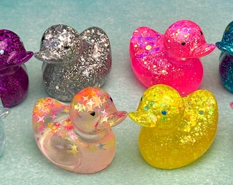 Duck Worry Stone | Resin Sensory Fidget Stone | Cute Desk Pet