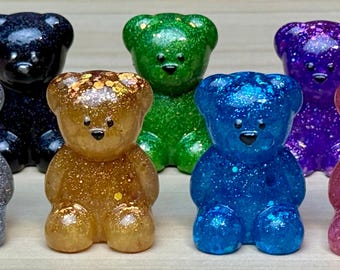 Worry Bears - Resin Teddy Bear Worry Stones for Anxiety Relief