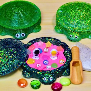 Mini Turtle Sandbox Resin Zen Garden Playsets